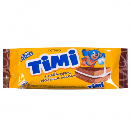 Пирожное бисквитное Konti Тими с шоколадно-молочным вкусом 35г