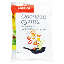 Суміш овочева Marka Promo для омлету швидкозаморожена 400г mini slide 1
