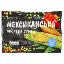 Овочева суміш Novus Мексиканська швидкозаморожена 400г mini slide 1