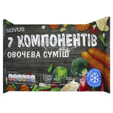 Смесь овощная Novus 7 компонентов 400г mini slide 1
