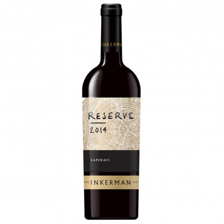 Вино Inkerman Reserve Саперави красное сухое 10-14% 0,75л slide 1