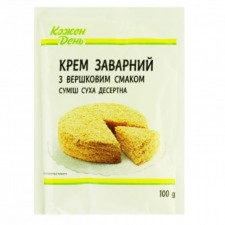 Крем Кожен день заварний з вершковим смаком 100г mini slide 1
