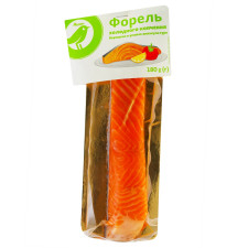 Форель Ашан філе-шматок холодного копчення 180г mini slide 1
