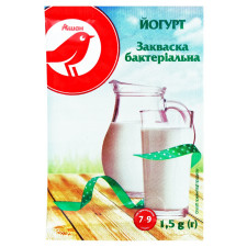 Закваска бактеріальна Ашан Йогурт 1.5г mini slide 1