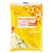 Пельмені Ашан Фірмові заморожені 800г mini slide 1