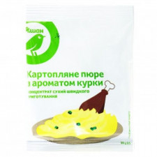 Картопляне пюре Ашан зі смаком курки 30г mini slide 1