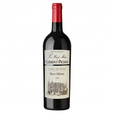 Вино Le Haut Medoc de Clement Pichon красное сухое 13% 0,75л