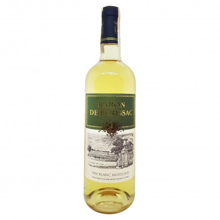 Вино Baron de Perissac Blanc Moelleux біле напівсолодке 11% 0,75л