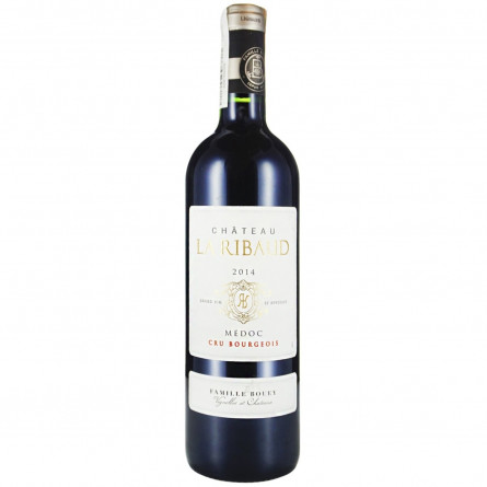 Вино Chateau la Ribaud AOC Crus Bourgeois 2014 червоне сухе 13% 0,75л