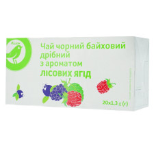 Чай черный Ашан с ароматом лесных ягод в пакетиках 20шт*1,3г mini slide 1