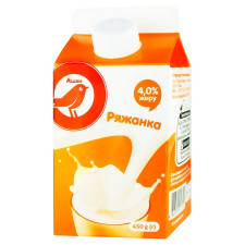 Ряжанка Ашан 4% 450г mini slide 1