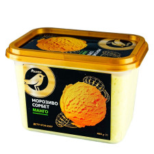 Мороженое Ашан сорбет манго 400г mini slide 1