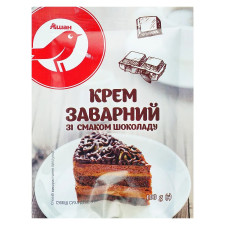 Крем заварной Ашан со вкусом шоколада 100г mini slide 1