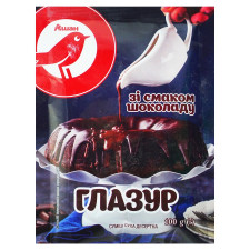 Глазур Ашан зі смаком шоколаду 100г mini slide 1