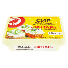 Сир плавлений Ашан Янтар 60% 160г mini slide 1
