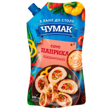 Соус Чумак Паприка пікантний 200г mini slide 1