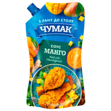Соус Чумак Манго кисло-солодкий 200г mini slide 1