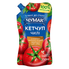Кетчуп Чумак Чилі натуральний 250г mini slide 1