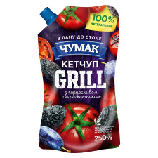 Кетчуп Чумак Grill з чорносливом та пажитником 250г mini slide 1