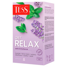 Чай Tess Get Relax Calm&Soothe 20х1.5г mini slide 1