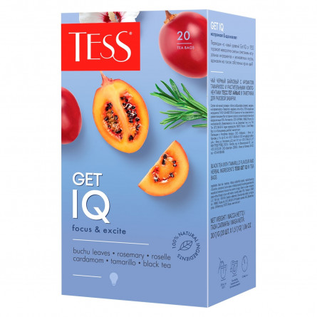 Чай Tess Get IQ Focus&Excite 20х1.5г slide 1