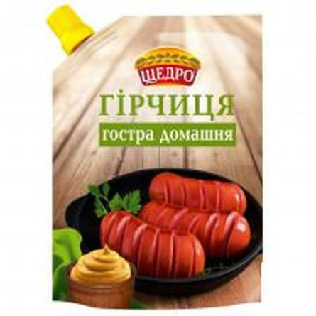 Горчица Щедро Острая домашняя 120г