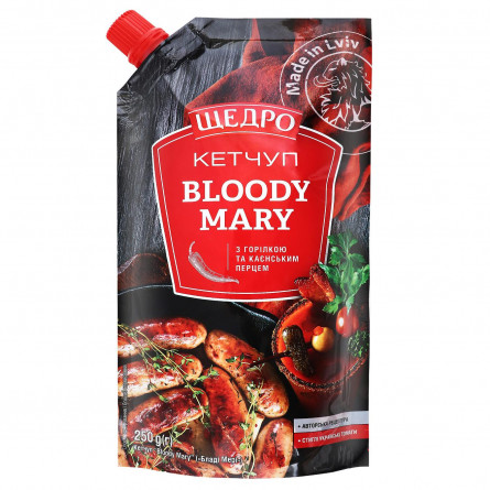 Кетчуп Щедро Bloody Mary 250г slide 1