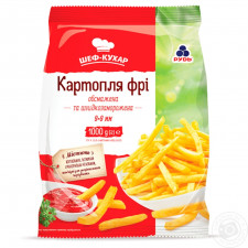 Картопля фрі Рудь Шеф-кухар швидкозаморожена 1кг mini slide 1