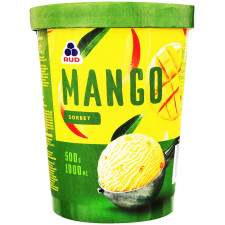 Мороженое Рудь Манго сорбет 500г mini slide 1