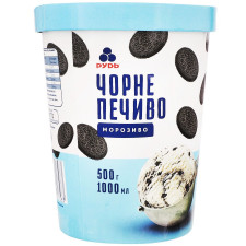 Мороженое Рудь Черное печенье 500г mini slide 1