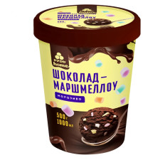 Морозиво Рудь шоколад-маршмеллоу 500г mini slide 1