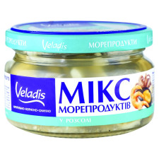 Мікс Морепродуктів у розсолі Veladis 200г mini slide 1