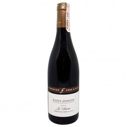 Вино Ferraton Pere & Fils La Source Saint-Joseph червоне сухе 13% 0,75л