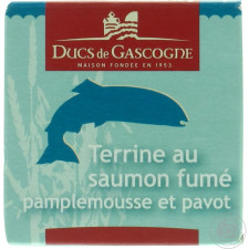 Террін Ducs de Gascogne з лососем, грейпфрутом та маком 65г mini slide 1