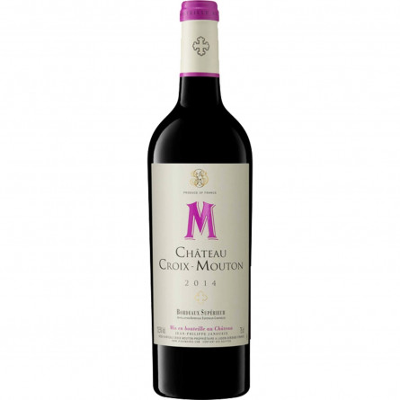 Вино GVG Chateau Croix Mouton Bordeaux Superieur червоне сухе 14.5% 0.75л slide 1
