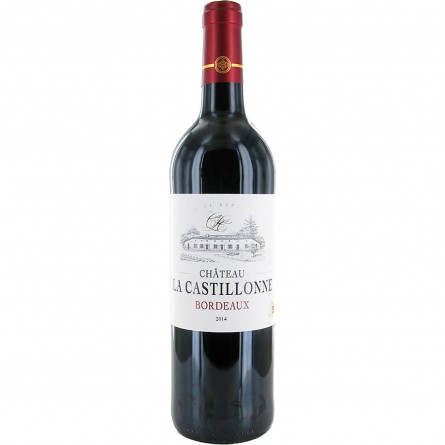 Вино GVG Chato La Casstillone Bordeau червоне сухе 12% 0,75л