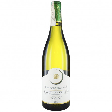 Вино Brocard Chablis Grand Cru Les Blanchots беле сухое 13% 0,75л