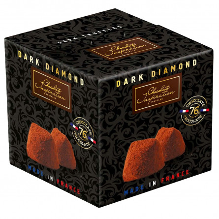 Конфеты Chocolate Inspiration Dark Diamond трофели шоколадные76% 200г slide 1