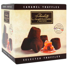 Цукерки Chocolate Inspiration Французькі трюфелі шоколадні з підсоленими карамельними пластівцями 200г mini slide 1