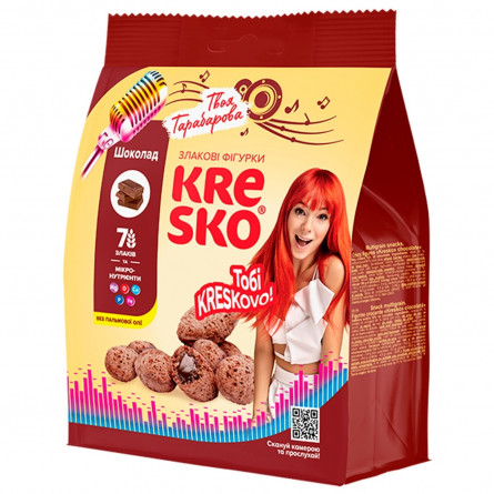 Печенье хрустящие фигурки Kresko шоколадный вкус 74г slide 1