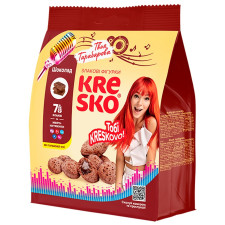 Печиво хрусткі фігурки Kresko шоколадний смак 74г mini slide 1