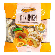 Пряники Київхліб з начинкою персик-абрикос 300г mini slide 1