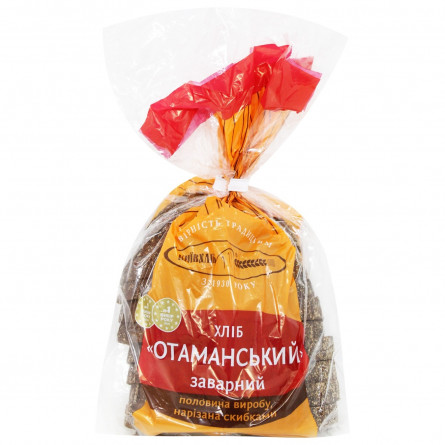 Хліб Київхліб Отаманський заварний половина нарізаний 350г