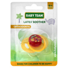 Пустушка Baby Team латексна ортодонтична 3200 mini slide 1