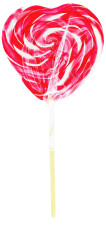 Льодяники на паличці Roks Серце з фруктово-ягідними смаками 100г mini slide 1