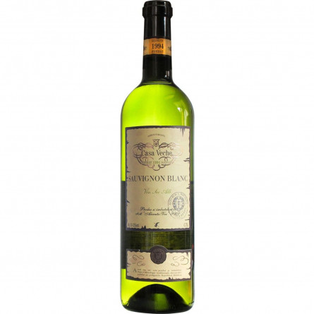 Вино Casa Veche Sauvignon Blanc біле сухе 10-12% 0,75л