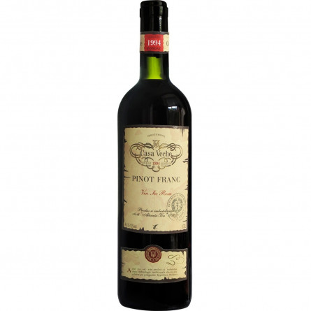 Вино Casa Veche Pinot Franc червоне сухе 10-12% 0,75л