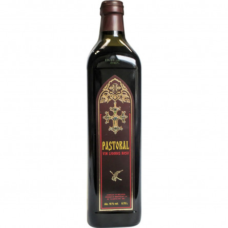 Вино Alianta Vin Pastoral красное десертное сладкое 16% 0.75л slide 1