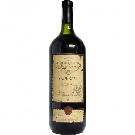 Вино Casa Veche Saperavi Magnum червоне сухе 11-13% 1,5л