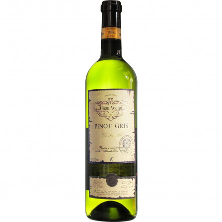Вино Casa Veche Pinot Gris біле сухе 10-12% 0,75л